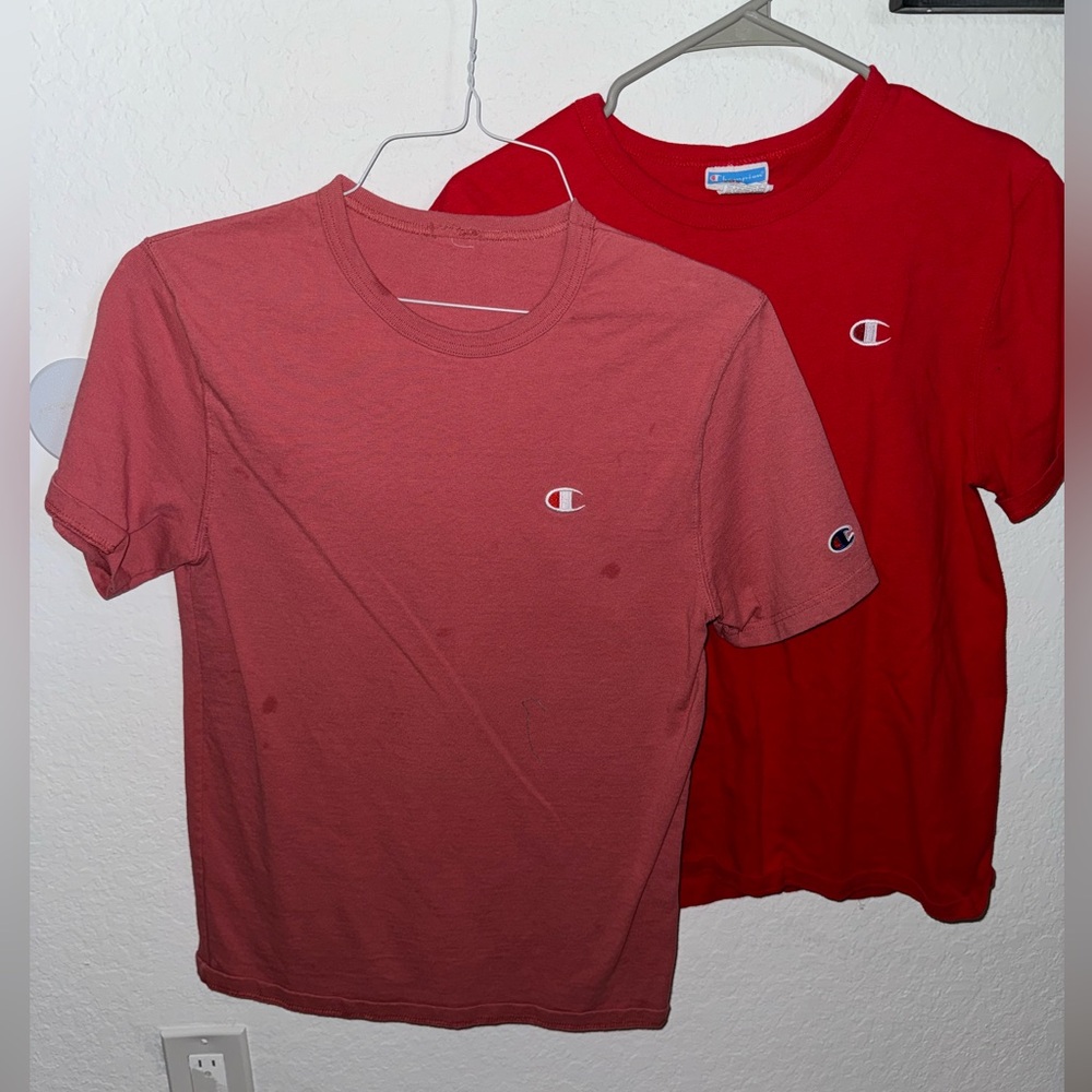 Champion red t shirts